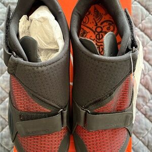 Black and Red Athletic Shoes